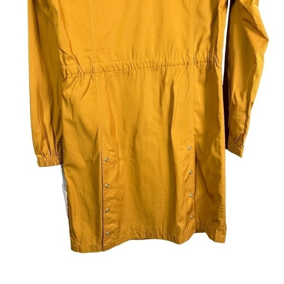Avec Les Filles Hooded Anorak Jacket Size XS Mustard - Picture 6 of 13
